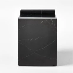 Lapse Black Marble Side Table 9 Lapse Black Marble Side Table -Furniture Sales Store LapseSideTableSDSSS23