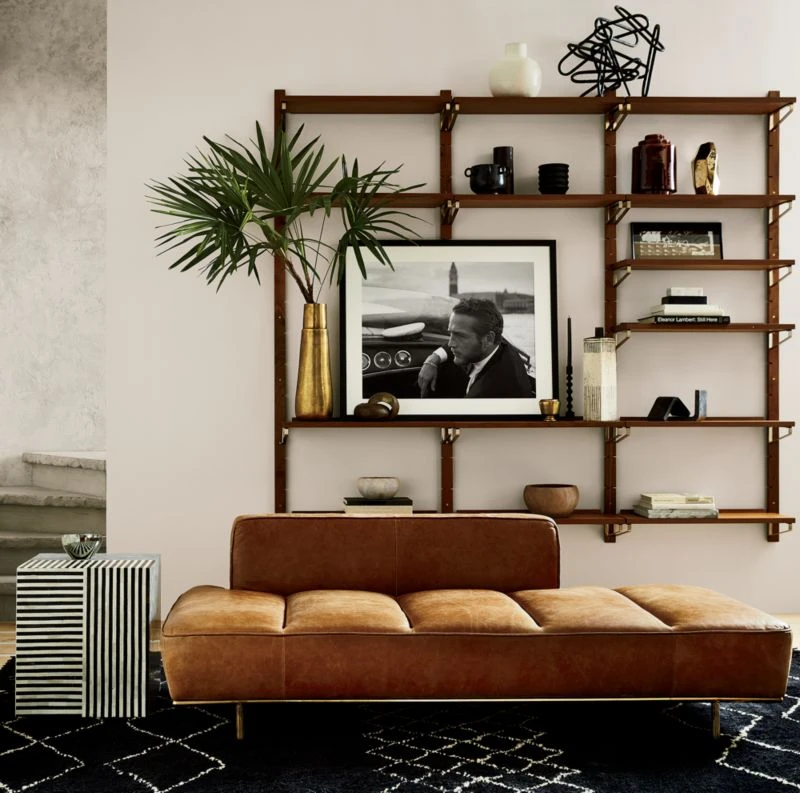 Walnut Modular Single Shelf 88" 4 Walnut Modular Single Shelf 88" - Image 4