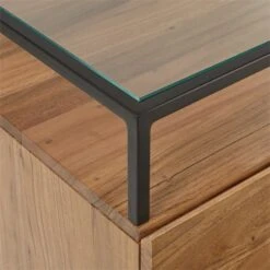 Lawson Low 6-Drawer Wood Dresser With Glass Top -Furniture Sales Store LawsonLowDresserAVF19