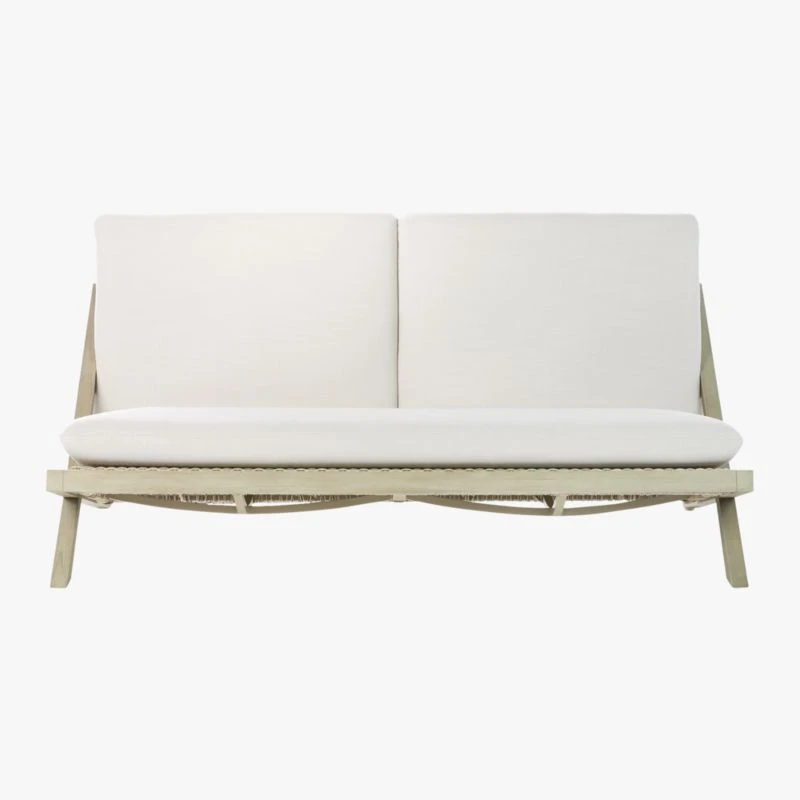 Lecco Teak Outdoor Patio Loveseat 3 Lecco Teak Outdoor Patio Loveseat - Image 3