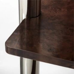 Legna Burl Wood Bookshelf 11 Legna Burl Wood Bookshelf -Furniture Sales Store Legna60inBurlWoodBookcaseAVSSF22