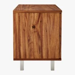 Linear 2-Drawer Wood Nightstand -Furniture Sales Store LinearNightstandSideF15