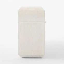 Lobos 6-Drawer White Wood Dresser -Furniture Sales Store LobosAshNLthrLowDresserSDSSS23