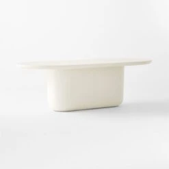 Lola White Oval Cement Dining Table 10 Lola White Oval Cement Dining Table -Furniture Sales Store LolaWhtOvalDiningTable3QSSS23