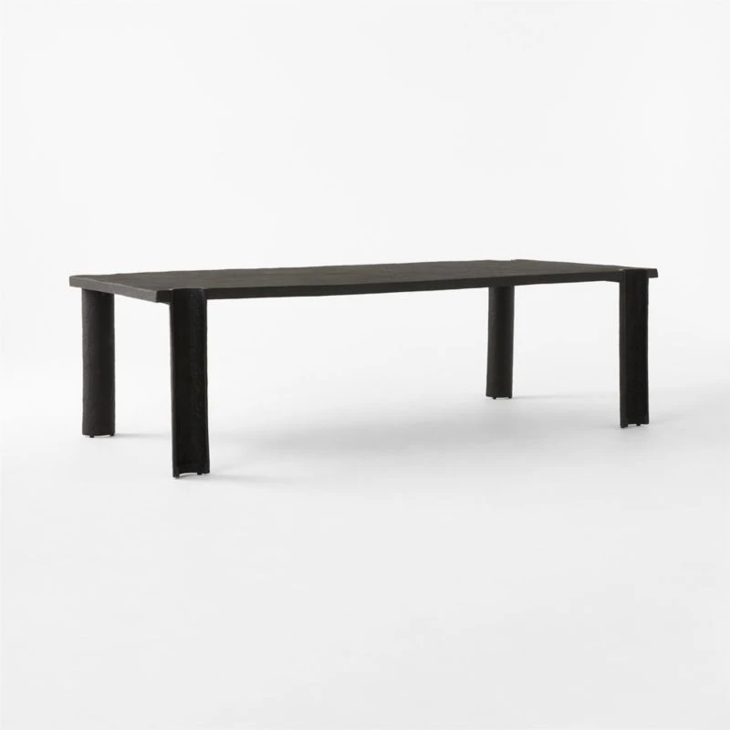 Lorenn Cast Metal Outdoor Dining Table 3 Lorenn Cast Metal Outdoor Dining Table - Image 3