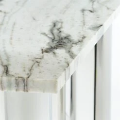 Luca White Marble Console Table 11 Luca White Marble Console Table -Furniture Sales Store LucaWhiteMrblCnslTableAVSSF22