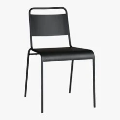 Lucinda Black Outdoor Patio Stacking Chair 13 Lucinda Black Outdoor Patio Stacking Chair -Furniture Sales Store LucindaStackingChairBlack3QS16