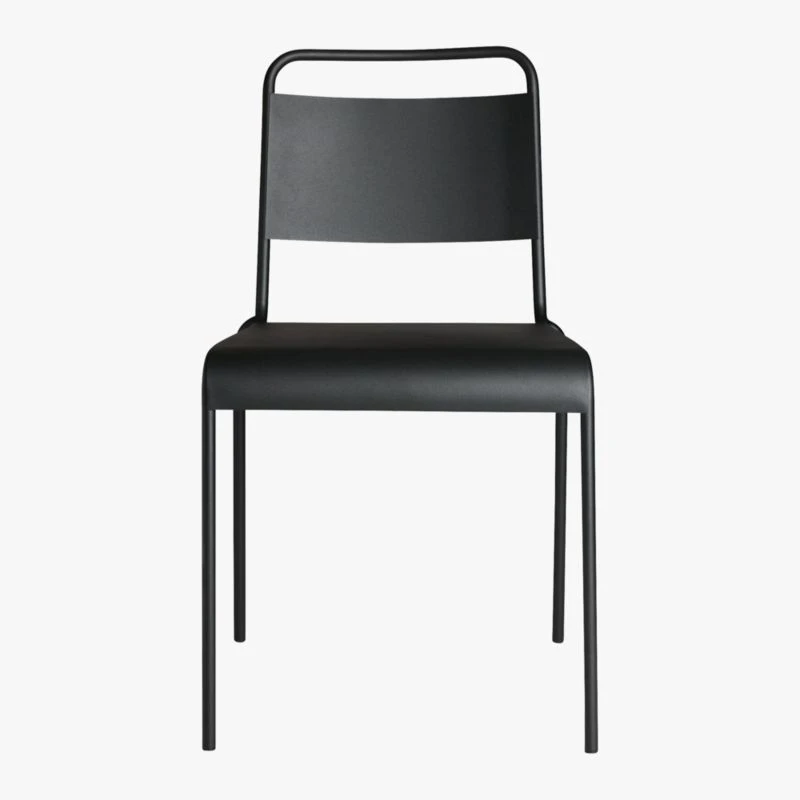 Lucinda Black Outdoor Patio Stacking Chair 5 Lucinda Black Outdoor Patio Stacking Chair - Image 5