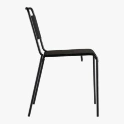 Lucinda Black Outdoor Patio Stacking Chair 14 Lucinda Black Outdoor Patio Stacking Chair -Furniture Sales Store LucindaStackingChairBlackSdS16