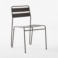 Luther Black Metal Outdoor Dining Chair -Furniture Sales Store LutherBlkDiningChair3QSSS23