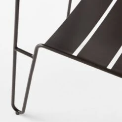 Luther Black Metal Outdoor Dining Chair -Furniture Sales Store LutherBlkDiningChairAVSSS23