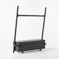 Mahogany Black Hall Tree -Furniture Sales Store MahoganyBlkHallTreeAV3SSF22