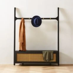 Mahogany Black Hall Tree -Furniture Sales Store MahoganyBlkHallTreeAVSHF22