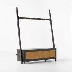 Mahogany Black Hall Tree -Furniture Sales Store MahoganyBlkHallTreeAVSSF22