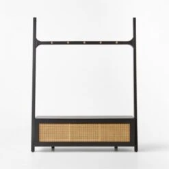 Mahogany Black Hall Tree -Furniture Sales Store MahoganyBlkHallTreeSSF22