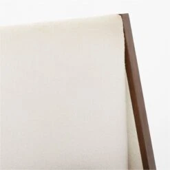 Malena White Boucle Queen Bed -Furniture Sales Store MalenaQueenBedAVSSF22