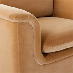 Mardones Camel Brown Velvet Lounge Chair 11 Mardones Camel Brown Velvet Lounge Chair -Furniture Sales Store MardonesCamelVlvtChairAVSSF23