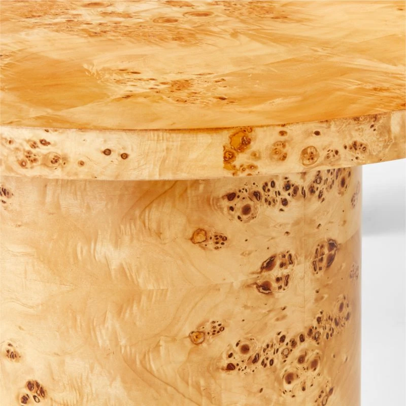 Marisa Burl Wood Desk 70'' 5 Marisa Burl Wood Desk 70'' - Image 5