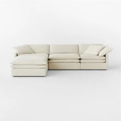 Mattea 4-Piece Neutral Performance Linen Sectional Sofa With Left-Arm 9 Mattea 4-Piece Neutral Performance Linen Sectional Sofa With Left-Arm -Furniture Sales Store Mattea4PcNatLASectSOSSS23