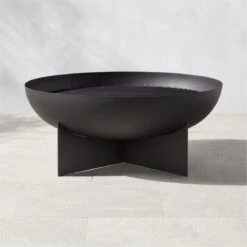Alcante Round Black Fire Pit
