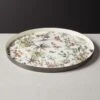 Jungle Print Round Serving Tray