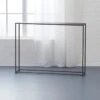 Mill Black Metal Console Table 38''