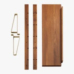 Walnut Modular Triple Shelf 88" -Furniture Sales Store ModularPiecesGroupF18