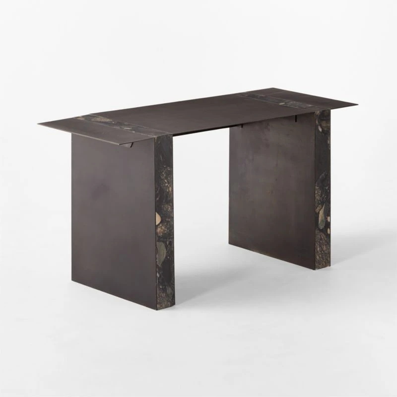 Moyra Black Marble Desk 4 Moyra Black Marble Desk - Image 4