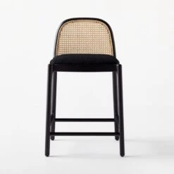 Nadia Black Cane Counter Stool Set Of 2 9 Nadia Black Cane Counter Stool Set Of 2 -Furniture Sales Store NadiaCounterStoolSOSSS21