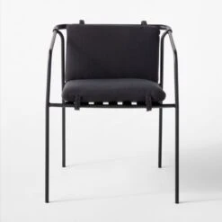Navene Black Outdoor Dining Armchair -Furniture Sales Store NaveneBkDiningArmchairSOSSS22