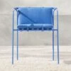 Navene Blue Outdoor Dining Armchair Set Of 4