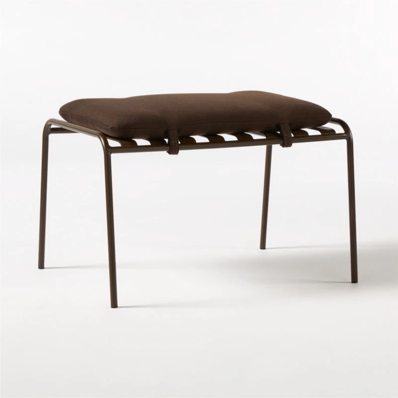 Navene Bronze Outdoor Ottoman 4 Navene Bronze Outdoor Ottoman - Image 4