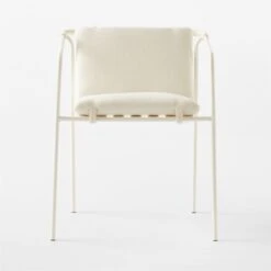 Navene Ivory Outdoor Dining Armchair Set Of 4 11 Navene Ivory Outdoor Dining Armchair Set Of 4 -Furniture Sales Store NaveneIvyDiningChairSOSSS23