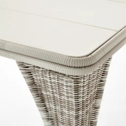 Nino Ivory Rattan Outdoor Dining Table -Furniture Sales Store NinoDiningTableAVSSS23