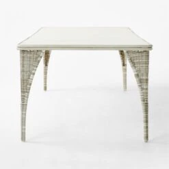 Nino Ivory Rattan Outdoor Dining Table -Furniture Sales Store NinoDiningTableSDSSS23