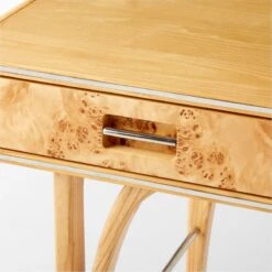 Noemie 3-Drawer Burl Wood Office Desk -Furniture Sales Store NoemieBurlDeskAVSSS23