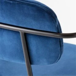 Nyle Navy Blue Velvet Office Chair -Furniture Sales Store NyleNavyVlvtChairAVSSS23