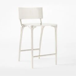 Oro Polished Silver Counter Stool Set Of 2 10 Oro Polished Silver Counter Stool Set Of 2 -Furniture Sales Store OroPlshdSlvrCounterStool3QSSS22