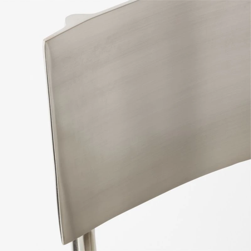 Oro Polished Silver Dining Chair 8 Oro Polished Silver Dining Chair - Image 8