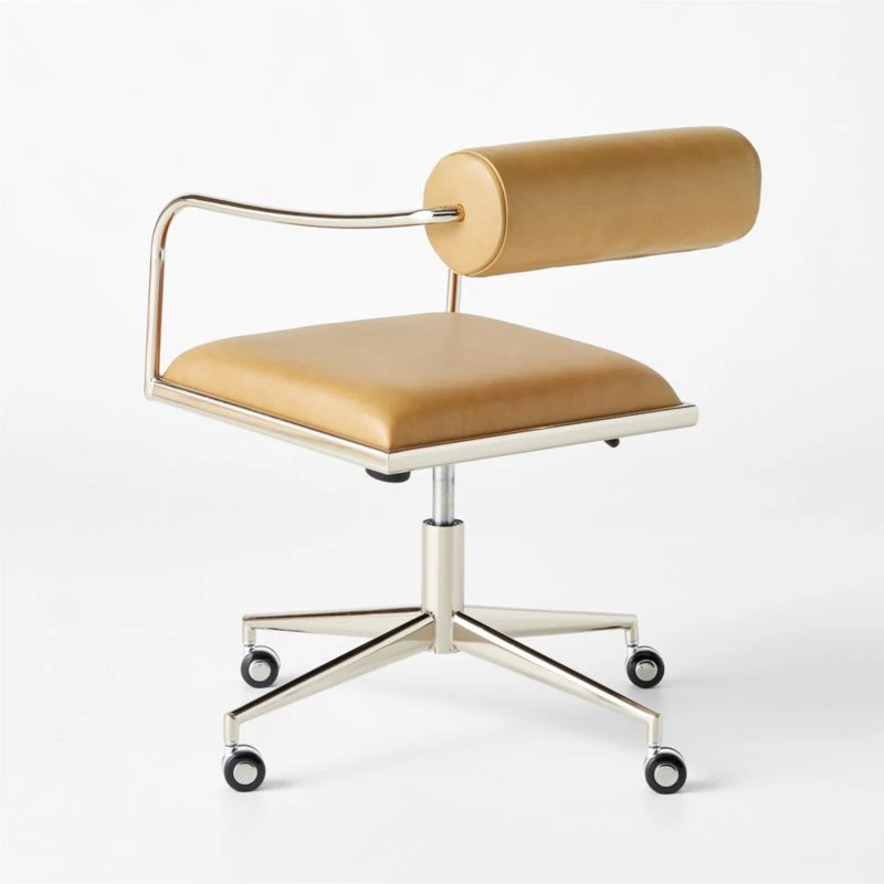 Orsen Saddle Leather Office Chair 6 Orsen Saddle Leather Office Chair - Image 6