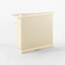 Osoppo Ivory Lacquered Nightstand -Furniture Sales Store OsoppoIvoryNightstand3QBSSF22