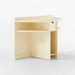 Osoppo Ivory Lacquered Nightstand -Furniture Sales Store OsoppoIvoryNightstand3QSSF22