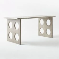 Otto Grey Concrete Desk 9 Otto Grey Concrete Desk -Furniture Sales Store OttoGreyConcreteDesk3QSSS21