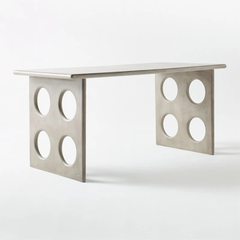 Otto Grey Concrete Desk 4 Otto Grey Concrete Desk - Image 4