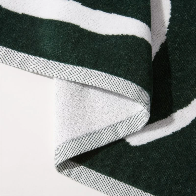 Parc Organic Cotton Green Beach Towel 3 Parc Organic Cotton Green Beach Towel - Image 3