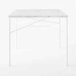 Pavilion Ivory Metal Outdoor Dining Table With Marble Top Model 6141 11 Pavilion Ivory Metal Outdoor Dining Table With Marble Top Model 6141 -Furniture Sales Store Pavilion6141IvDnTbWMbTpSDSSS23