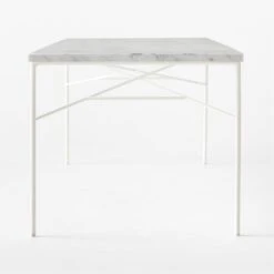 Pavilion Ivory Metal Outdoor Dining Table With Marble Top Large Model 6142 9 Pavilion Ivory Metal Outdoor Dining Table With Marble Top Large Model 6142 -Furniture Sales Store Pavilion6142LIvDnTbWMbTpSDSSS23