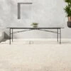 Large Pavilion Glass Outdoor Dining Table Model 6142