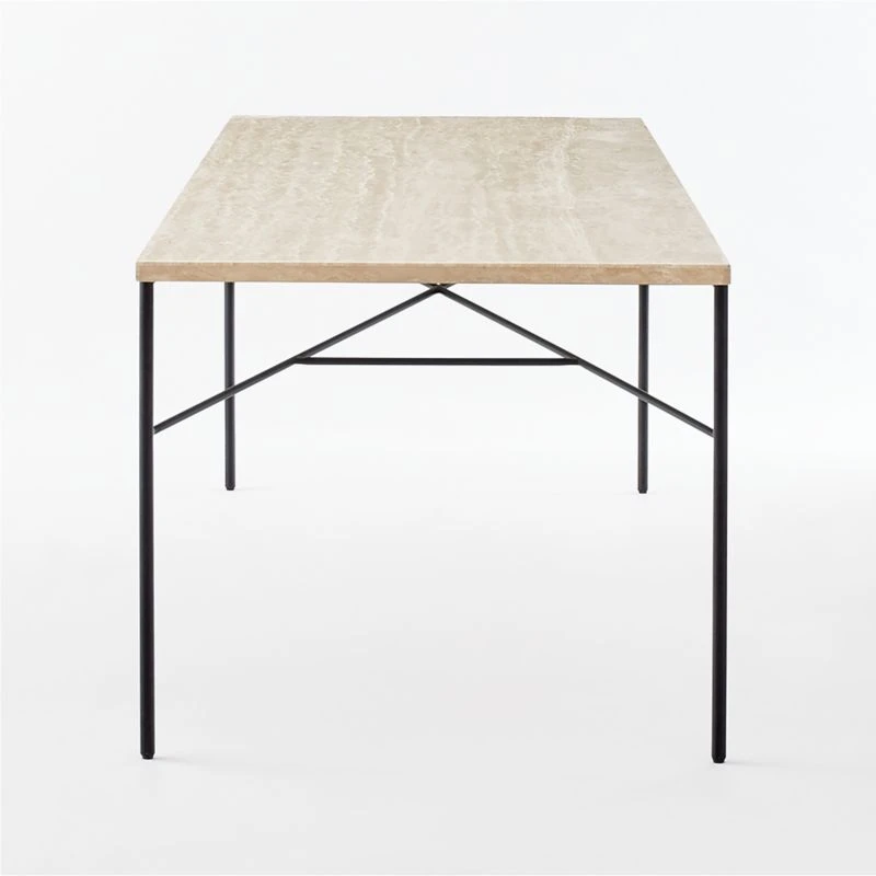 Large Pavilion Travertine Outdoor Dining Table Model 6142 4 Large Pavilion Travertine Outdoor Dining Table Model 6142 - Image 4