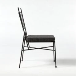 Pavilion Dining Chair With Grey Sunbrella ® Cushion Model 6350 Set Of 4 -Furniture Sales Store Pavilion6150GrArmlssDnChSDSSS21 1